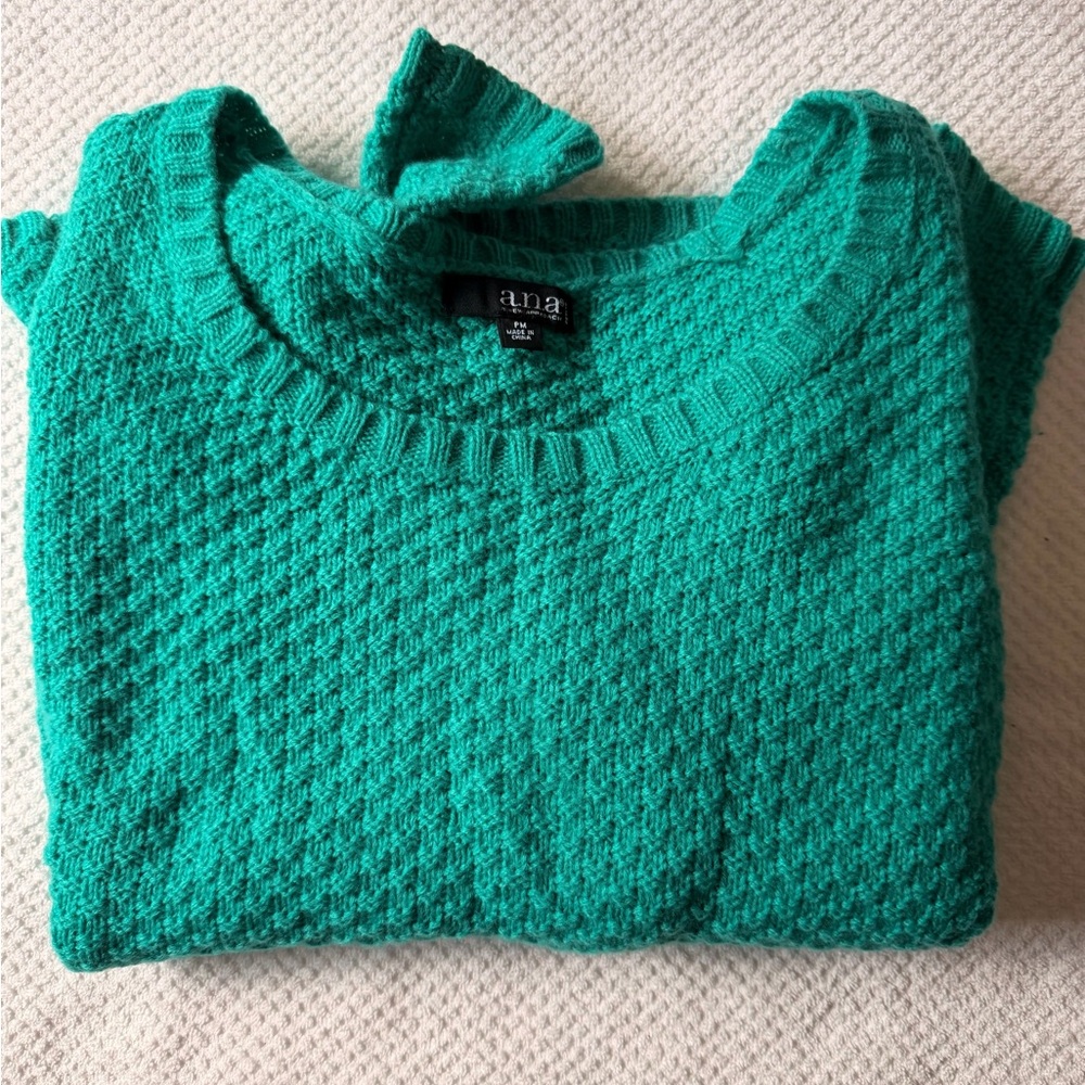 Green Crew Neck Sweater